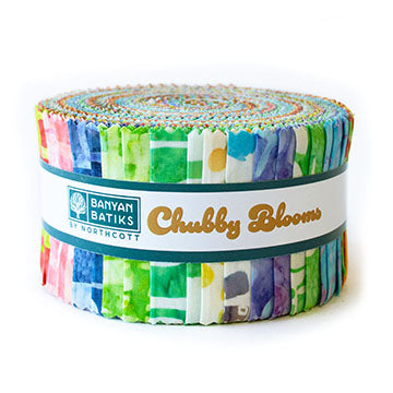 Strip Roll - Chubby Blooms - 40 2 1/2" strips