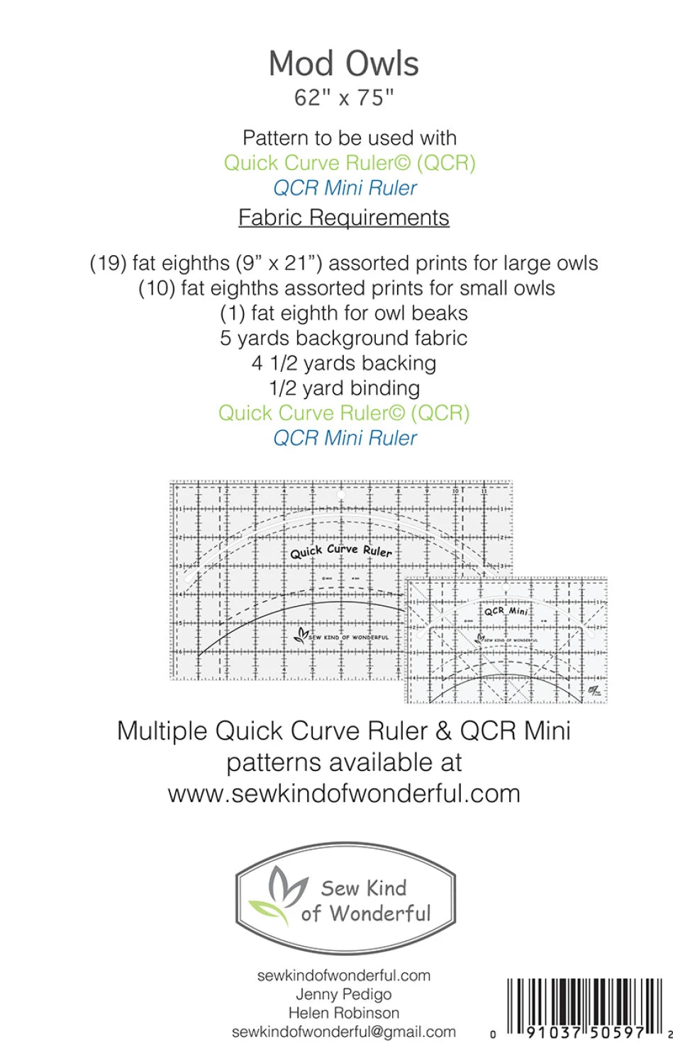 Mod Owls - Quilt Pattern