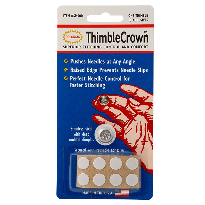 Thimble Crown Stainless Steel With Adhesive