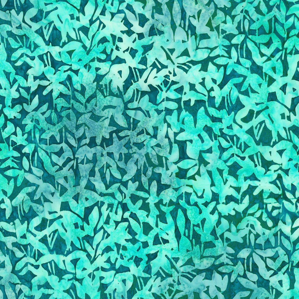 Sweet Blossoms - Waterfall, Blue - SRK-23137-405 - Artisan Batiks