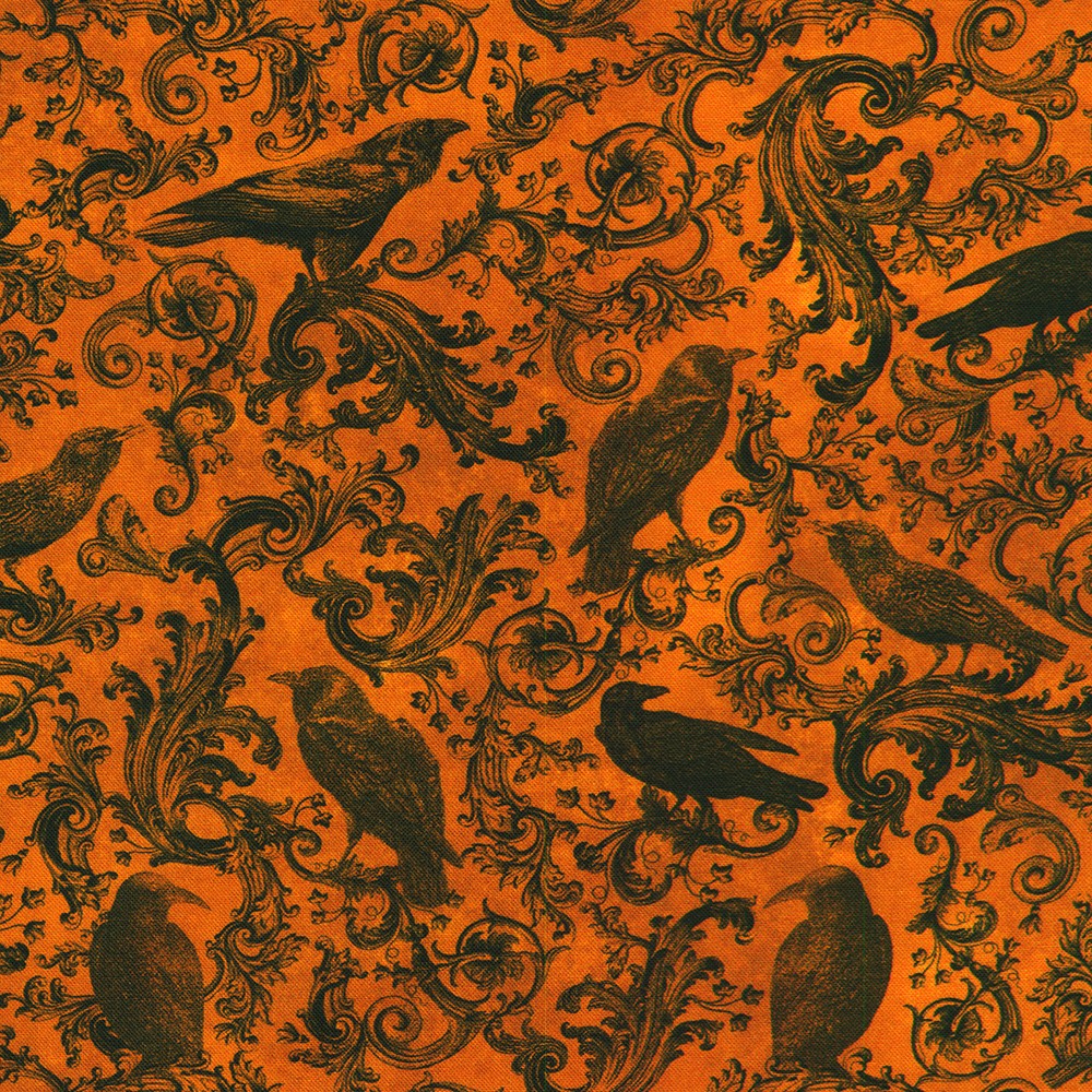 Ravenwood - Swirly Bird, Pumpkin - SRKD-23996-148