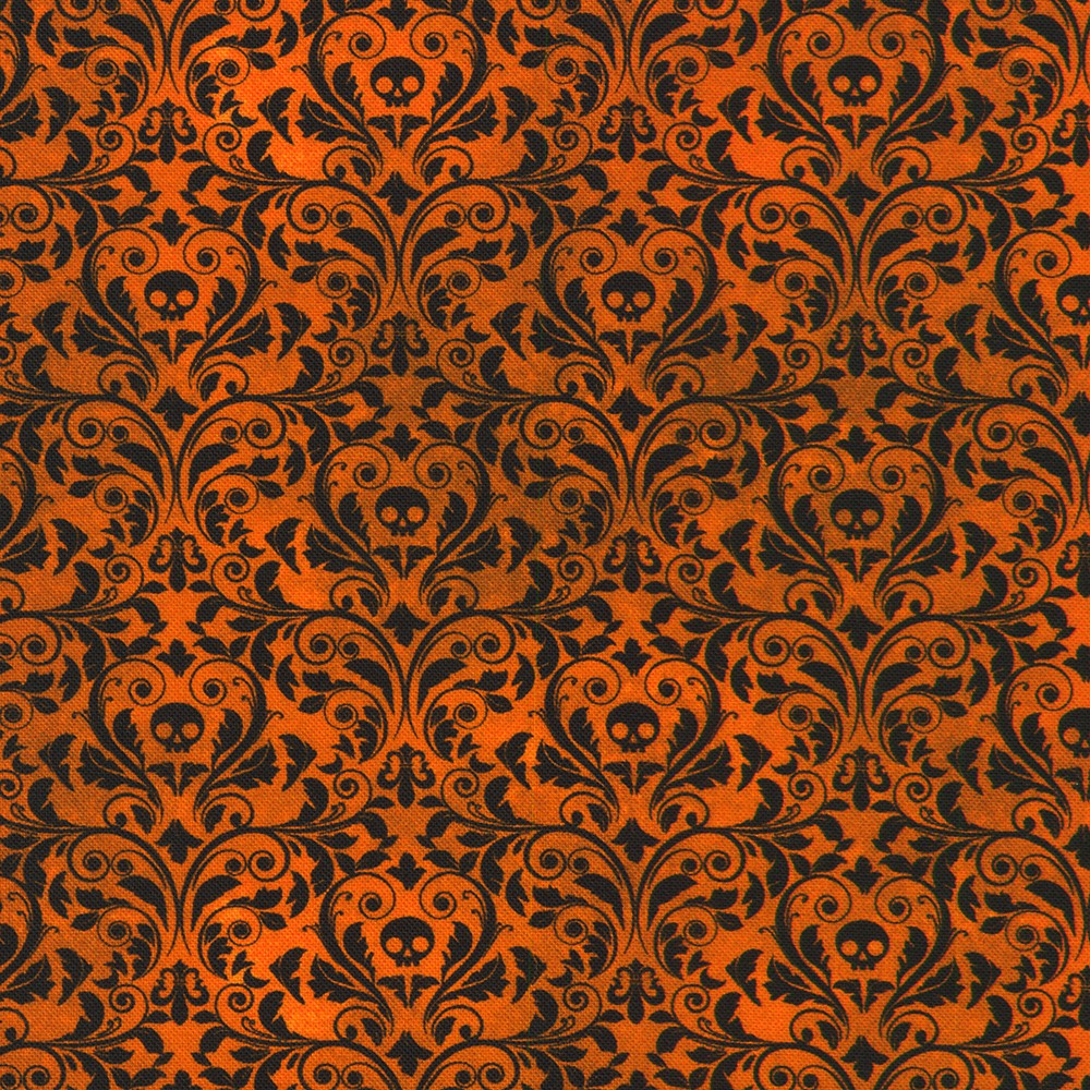 Ravenwood - Skulls and Fluer-De-Lis , Pumpkin - SRKD-23998-148