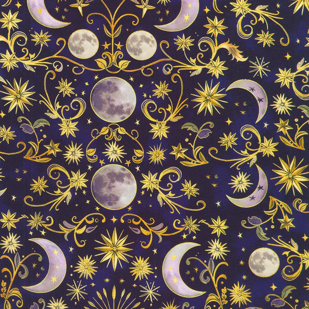 Stardust - Celestial Damask, Midnight Purple - 24101-460