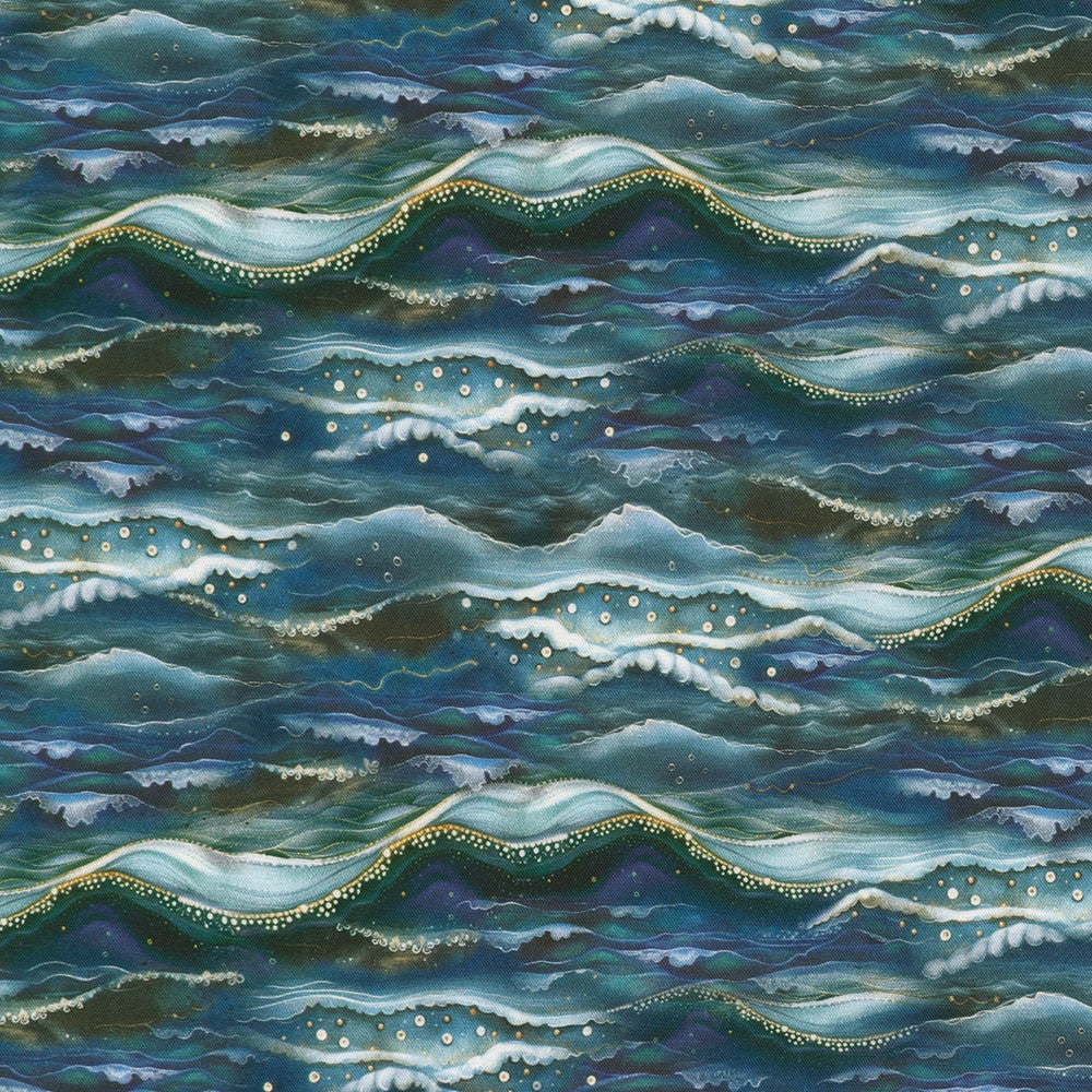 Ocean Fantasy - Waves, Midnight - 24183-69
