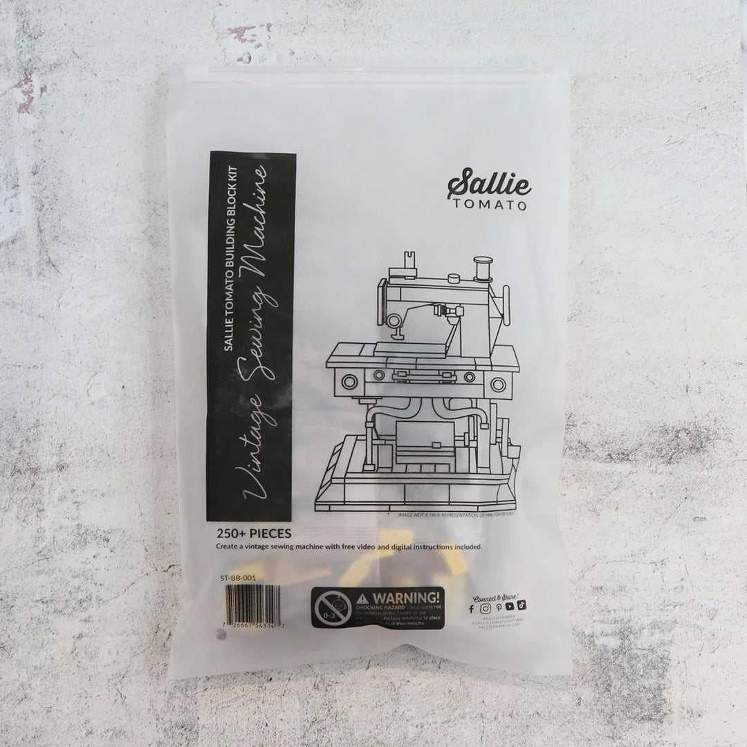 Vintage Sewing Machine - 250 Piece - Building Block Set