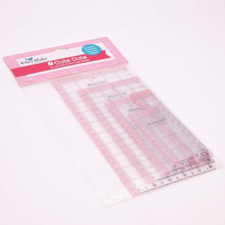 Lori Holt Cute Cuts - Rectangle Ruler Set - package of 5