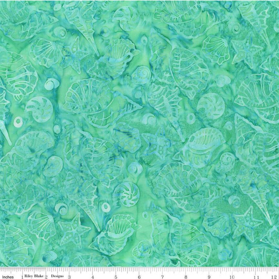 Places You'll Go - Shells, Pool Party - BT23222-282 - Expressions Batiks