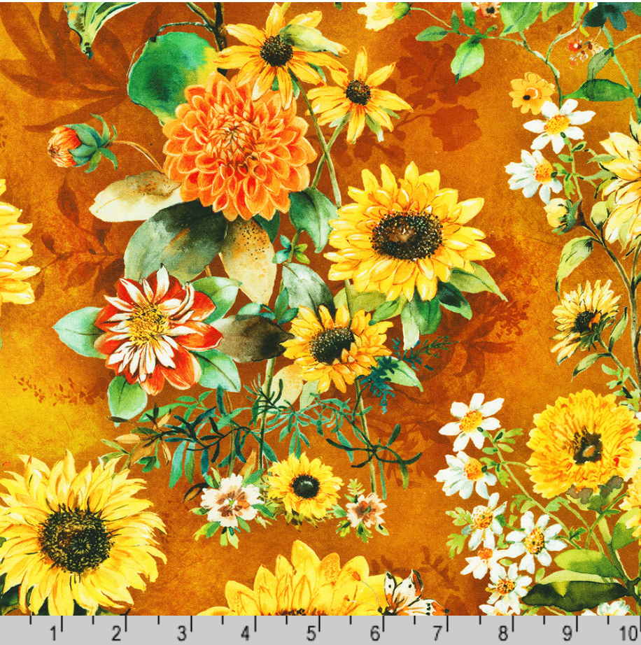 Sunlit Garden - Flowers, Rust - AVMD-23115-179