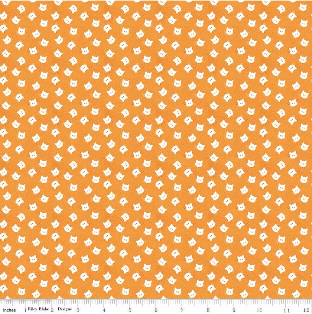 Costume Maker's Act II - Scaredy Cat Buttons, Orange - C16008-ORANGE