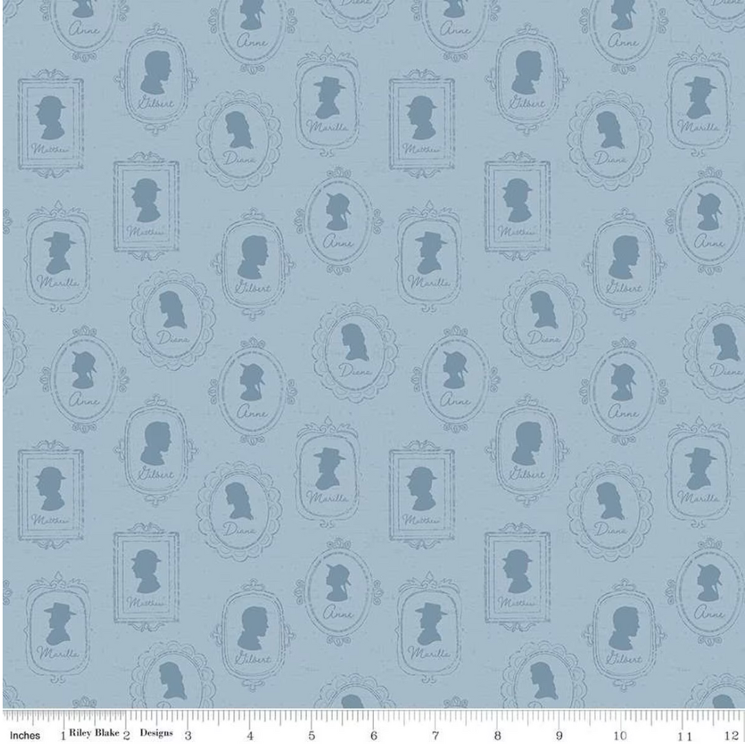 Anne of Green Gables - Silhouettes, Blue - C16123-BLUE