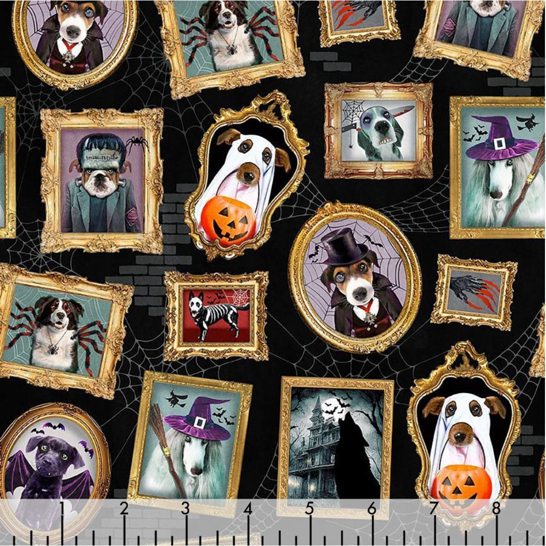 Pick Your Poison - Dog Halloween Portraits, Black - BOO-CD3428