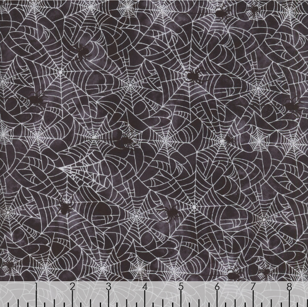 Pick Your Poison - Spider on Web, Grey - WICKED-CD3599