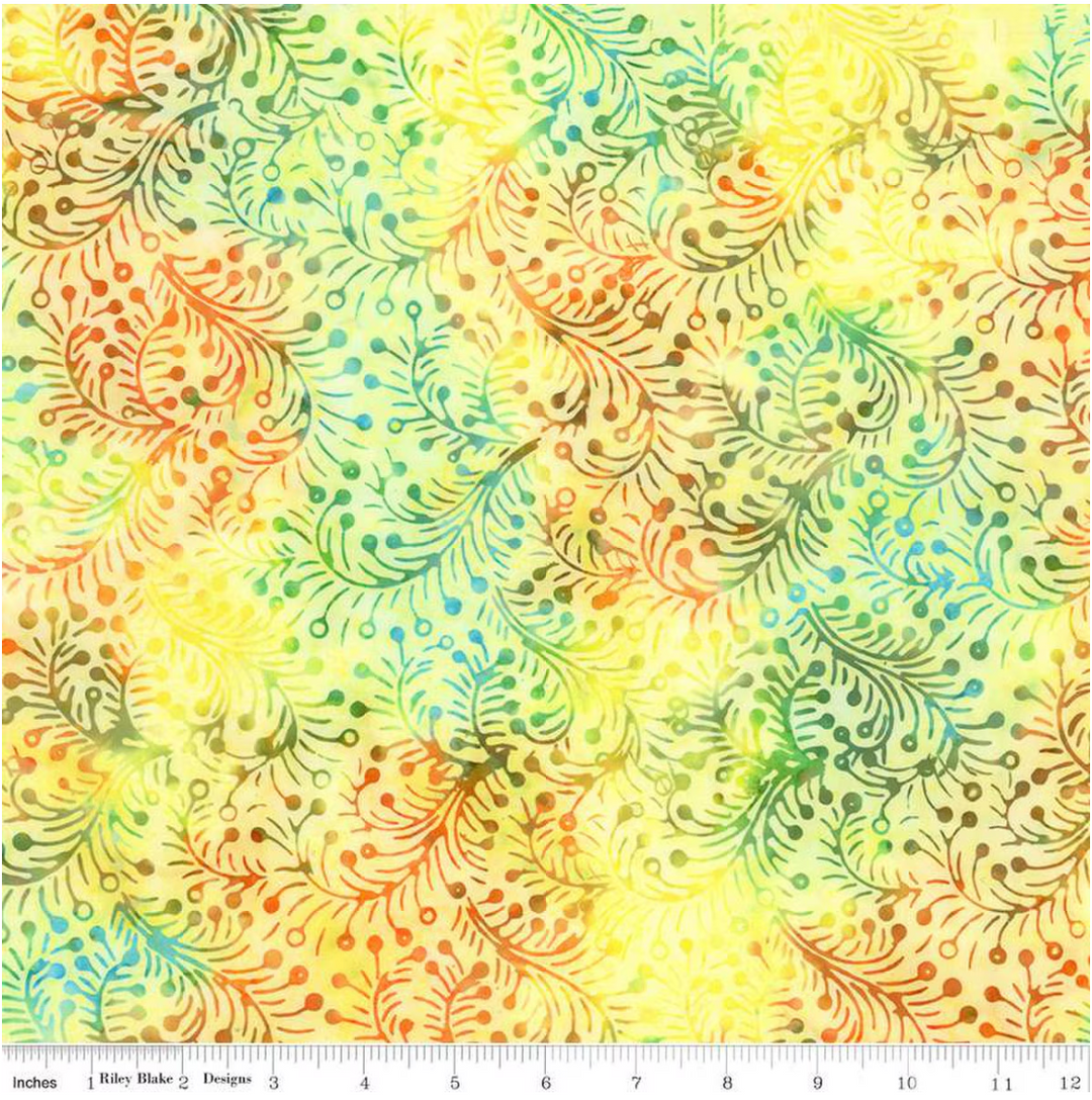 Geometric Splash - Foliage, Fanfare - BT23202-264- Expressions Batiks