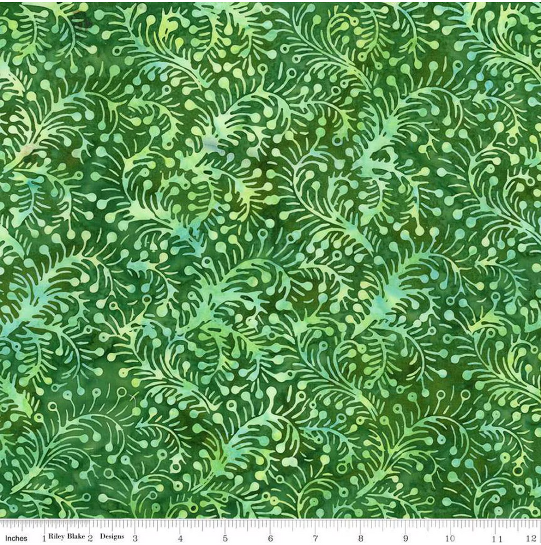 Geometric Splash - Foliage, Green Apple - BT23202-314- Expressions Batiks