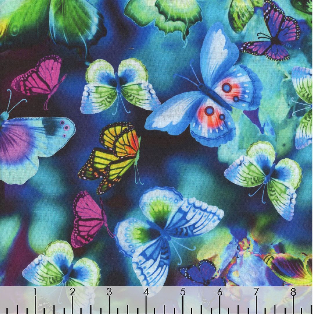 Butterfly Garden - Electric Butterflies, Multi - NATURE-CD3157