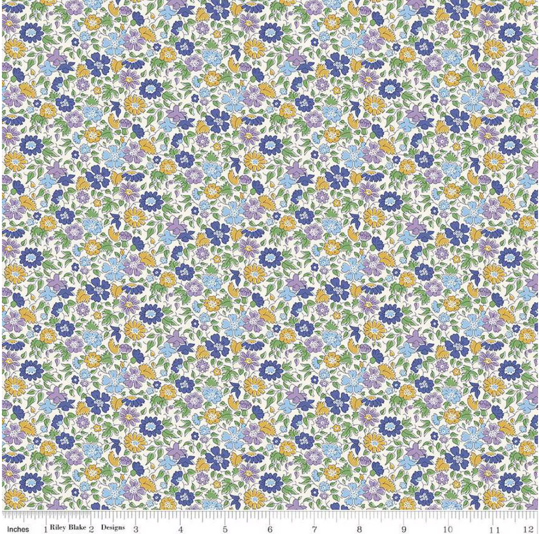 London Bouquet - Flowers, Palace Petals B- 01667422B - Liberty Fabrics