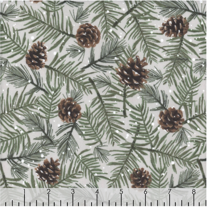 Winter Wonderland - Pinecone, Beige - KATIE-CD3695