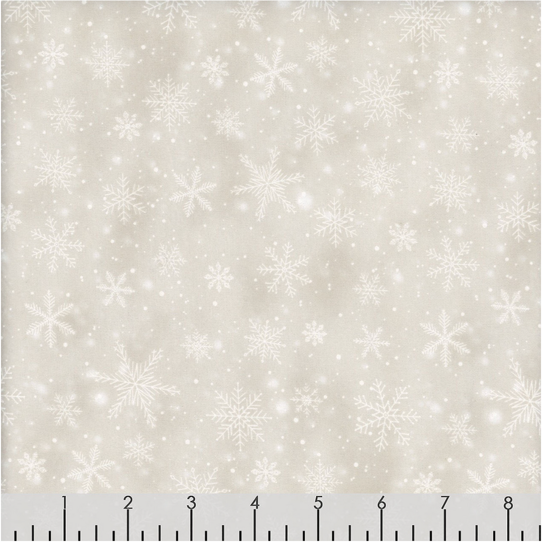Winter Wonderland - Snowflakes, Natural - KATIE-CD3700
