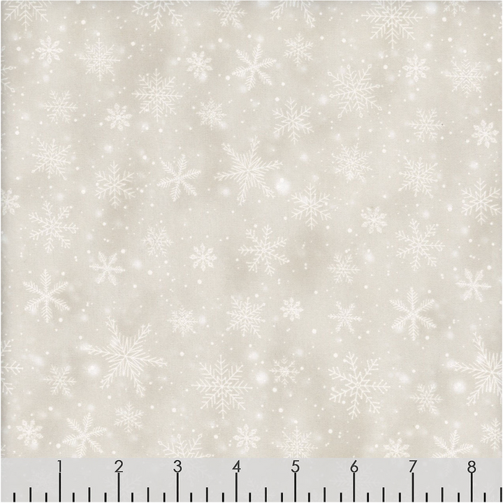 Winter Wonderland - Snowflakes, Natural - KATIE-CD3700