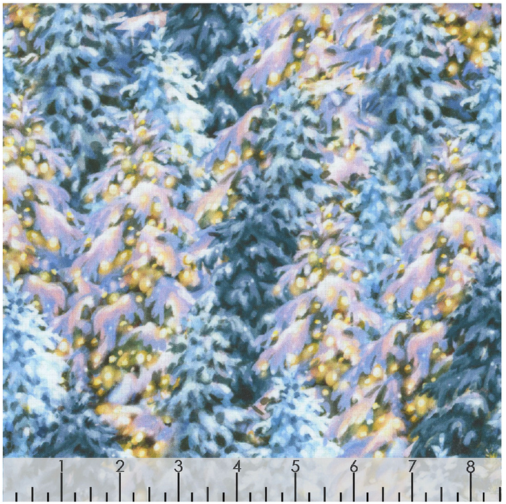 Christmas Eve - Evergreens with Christmas Light, Icicle - DONA-CD3374