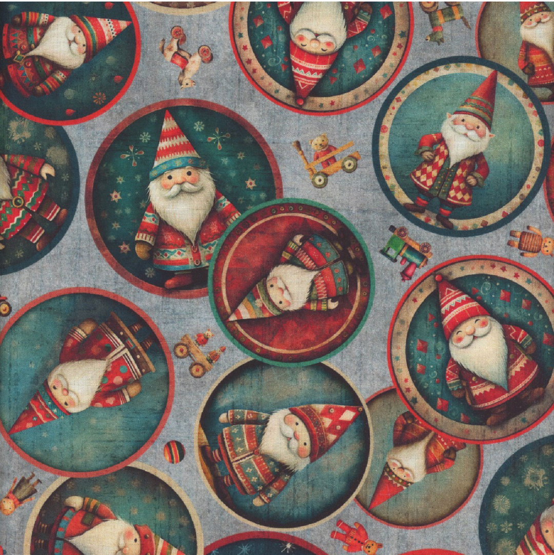 Santa's Workshop - Elves, Gray - 31074-K