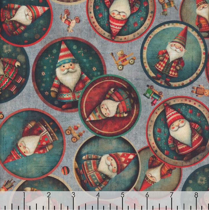 Santa's Workshop - Elves, Gray - 31074-K