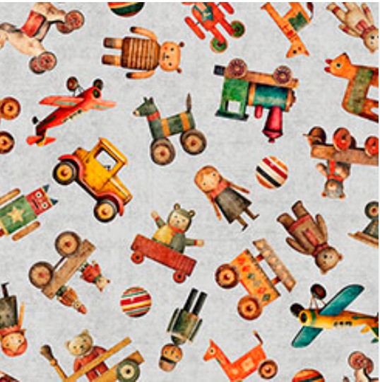 Santa's Workshop - Toy Toss, LT Gray - 31075-K