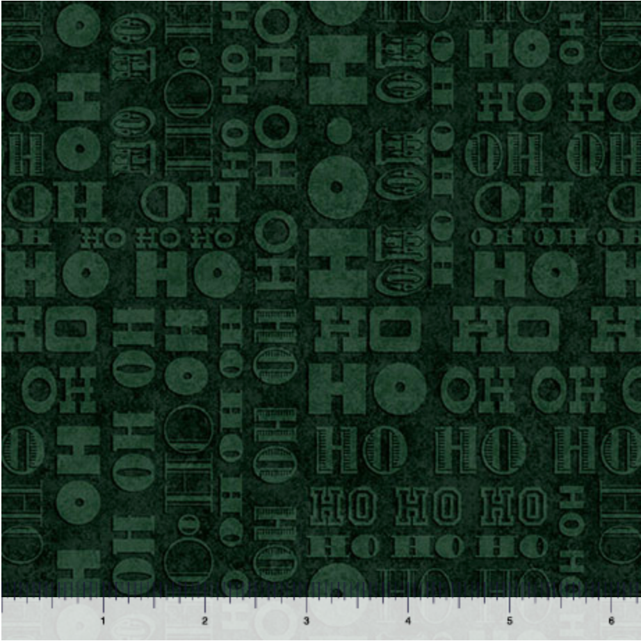 Santa's Workshop - HOHOHO Tonal Blender, Evergreen - 31078-F