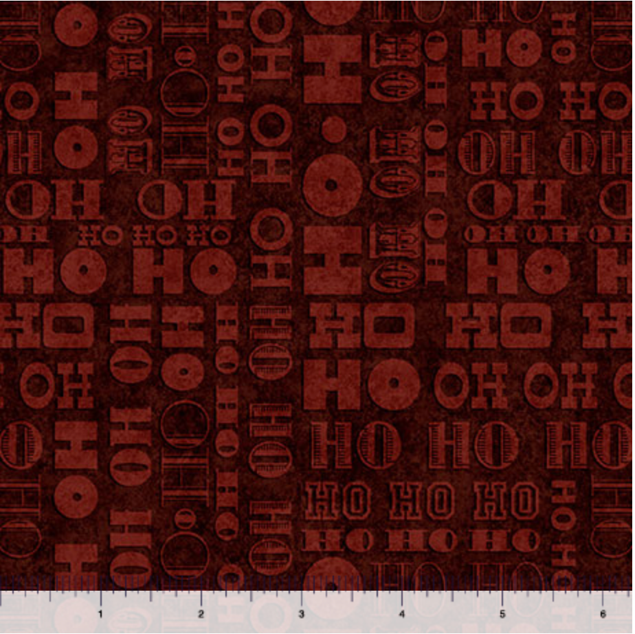 Santa's Workshop - HOHOHO Tonal Blender, Brick - 31078-M