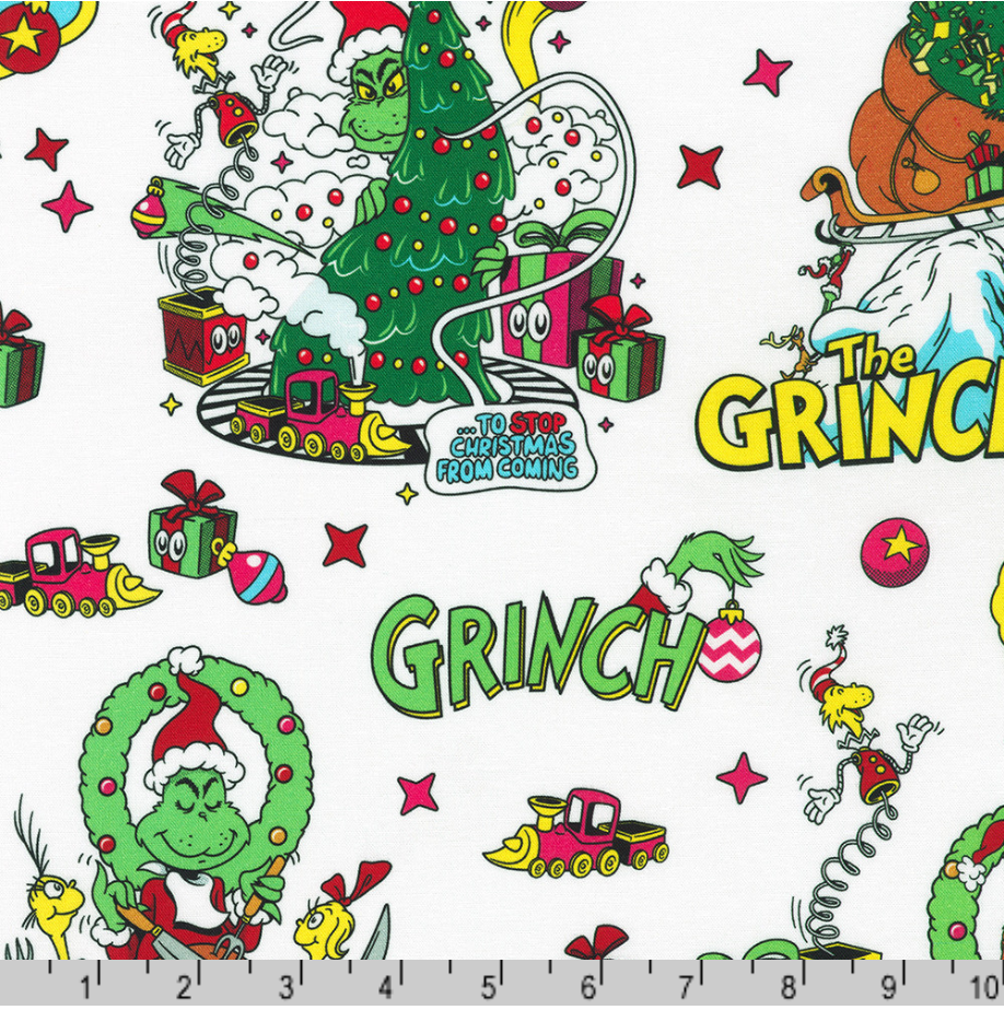 How the Grinch Stole Christmas - Grinch Scenic, White- ADED-23101-1
