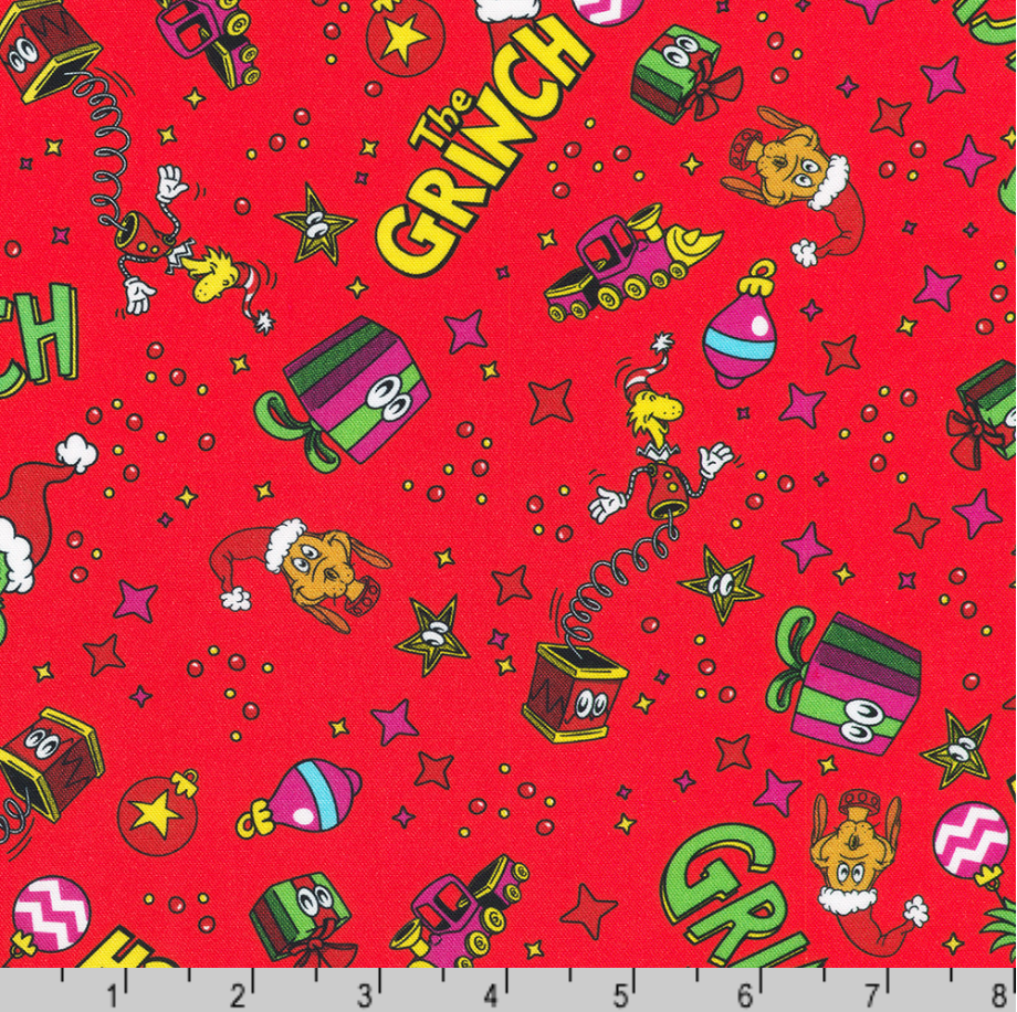 How the Grinch Stole Christmas - Toy Toss, Red - ADED-23100-3