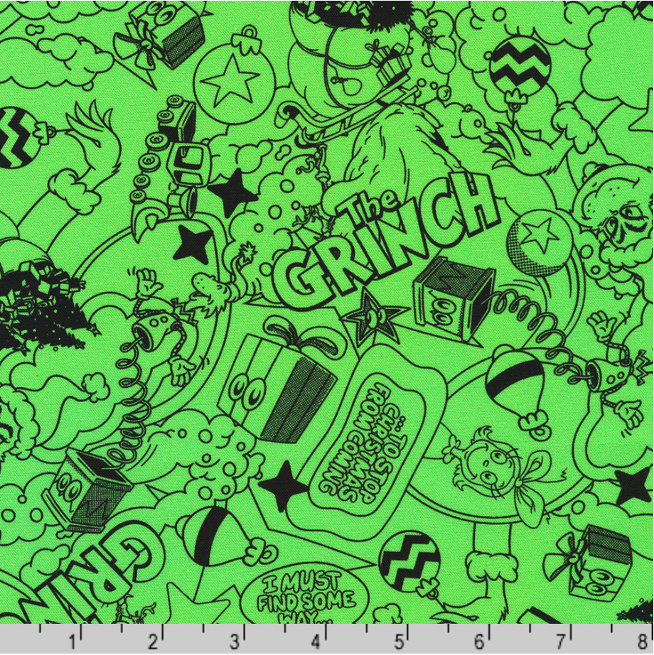 How the Grinch Stole Christmas - Tonal Packed, Green - ADED-23099-7