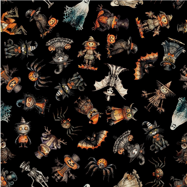 Jeepers Creepers - Halloween Character Toss, Black - 31009-J