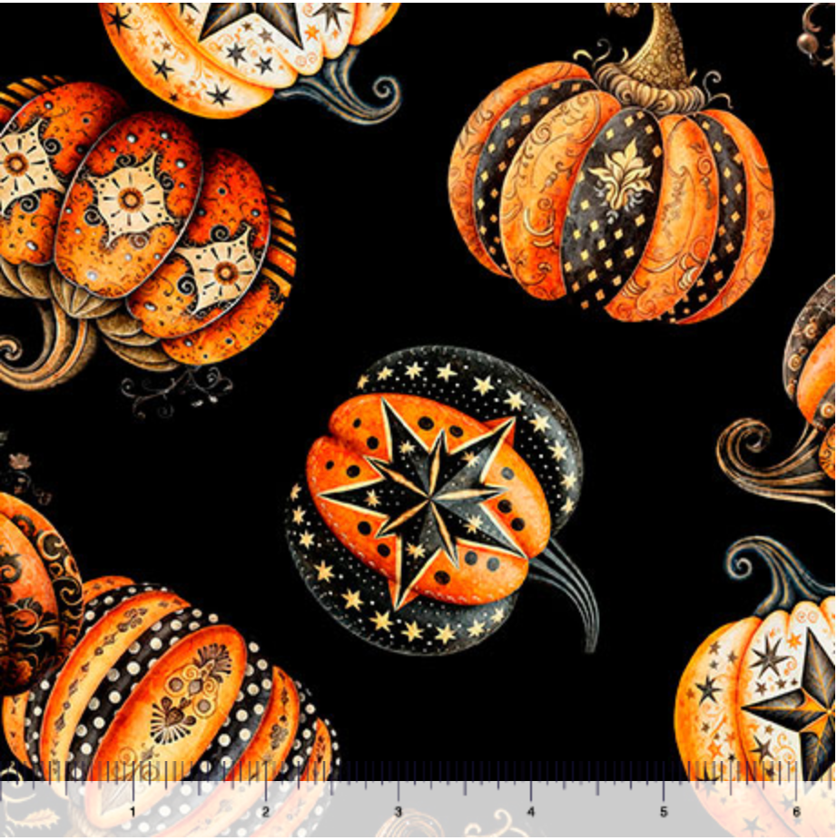 Jeepers Creepers - Decorative Pumpkin Toss, Black - 31010-J