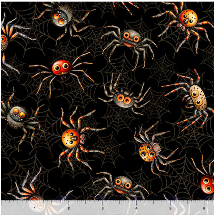 Jeepers Creepers - Spiders, Black - 31015-J
