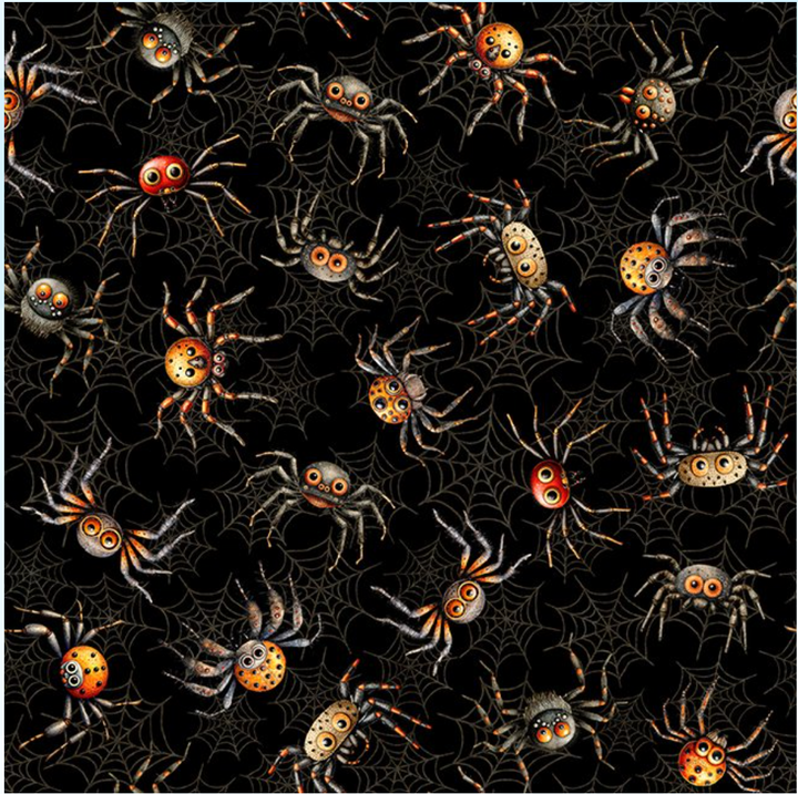 Jeepers Creepers - Spiders, Black - 31015-J