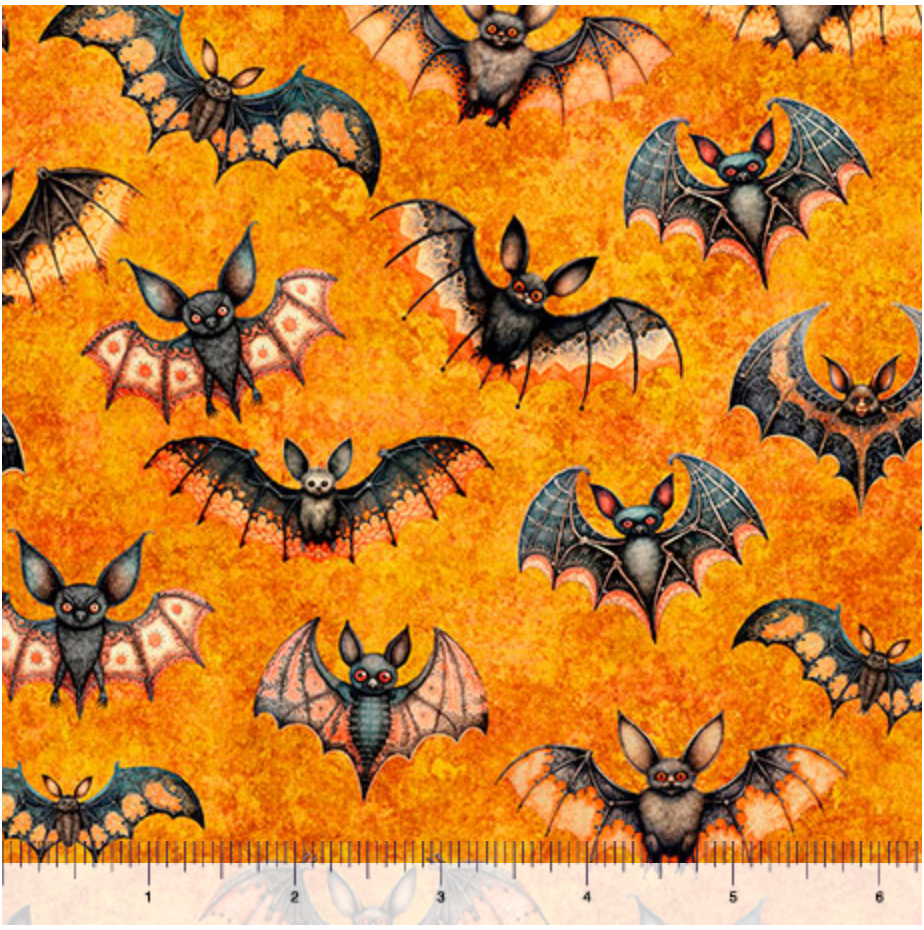 Jeepers Creepers - Bats, Orange - 31014-O