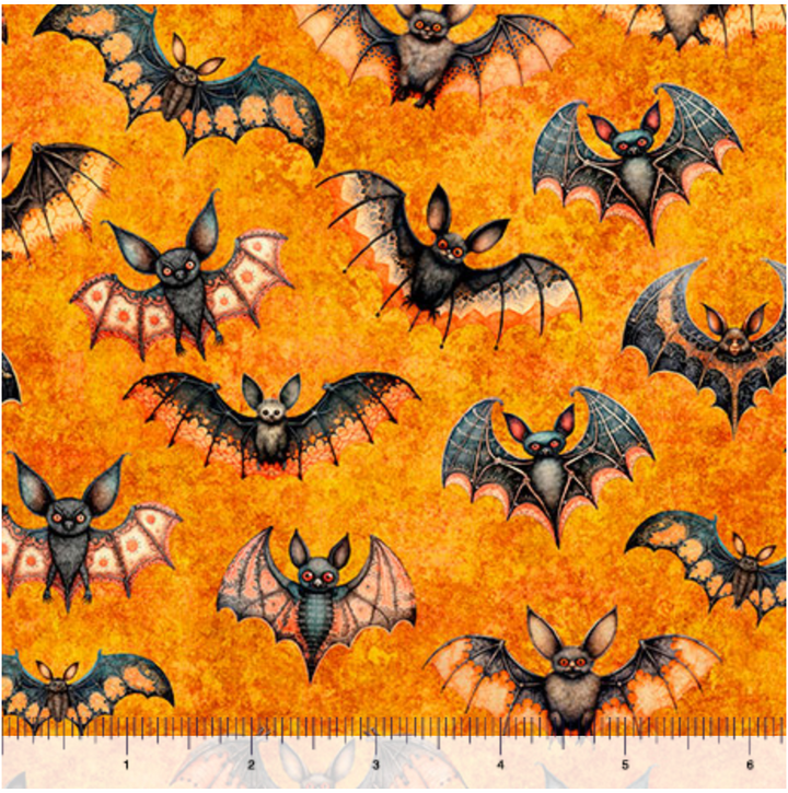 Jeepers Creepers - Bats, Orange - 31014-O