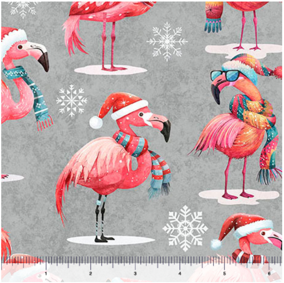 Gotta Have It -Flamingos, Gray - 31190-K