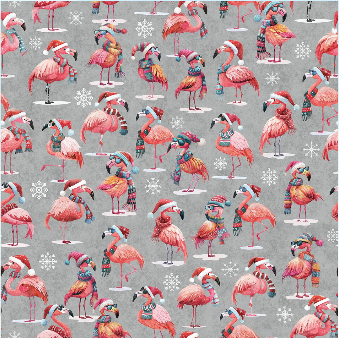 Gotta Have It -Flamingos, Gray - 31190-K