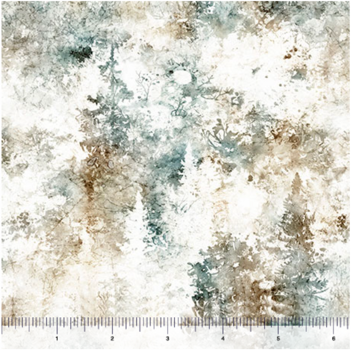 Running with the Pack - Pine Trees, White - 31102-Z