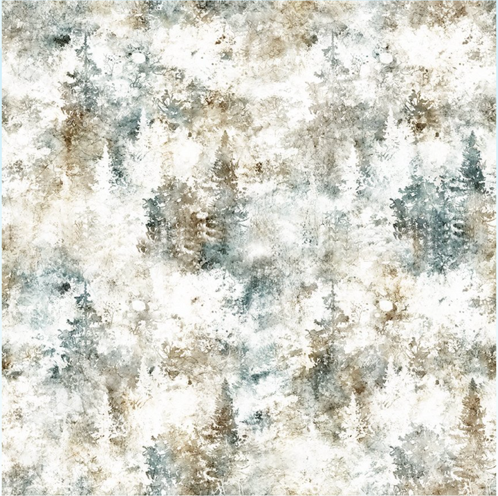 Running with the Pack - Pine Trees, White - 31102-Z