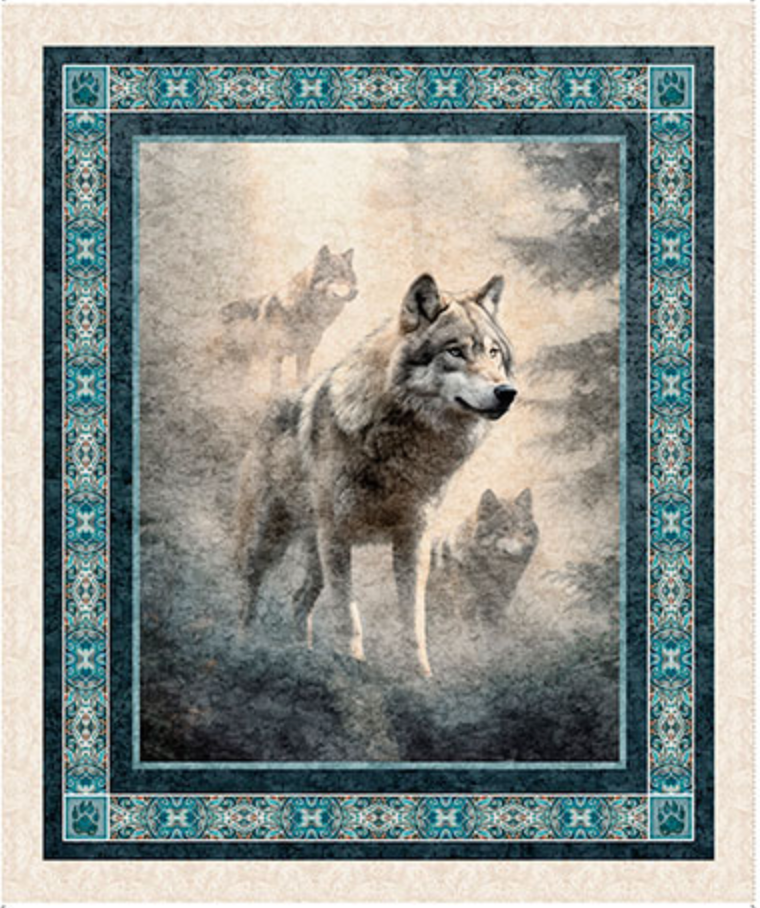 Panel 447 - Running with the Pack - Wolf Panel