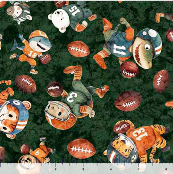 Gridiron Gang - Football Player Toss, Forest - 31981 F
