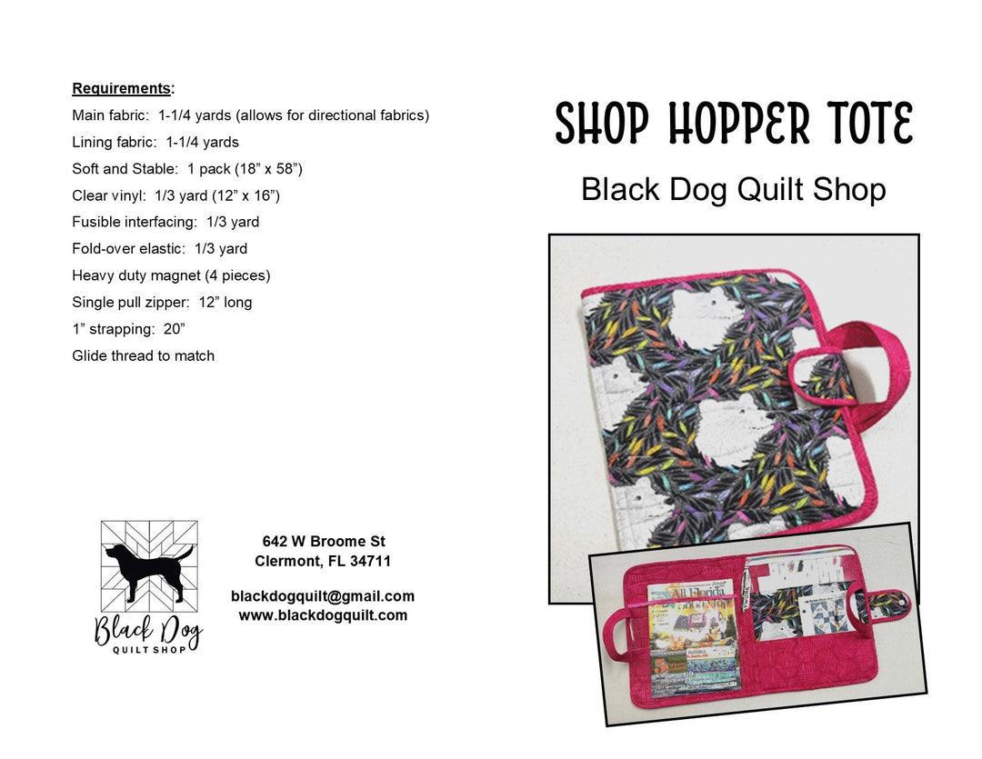 Shop Hopper Tote Pattern