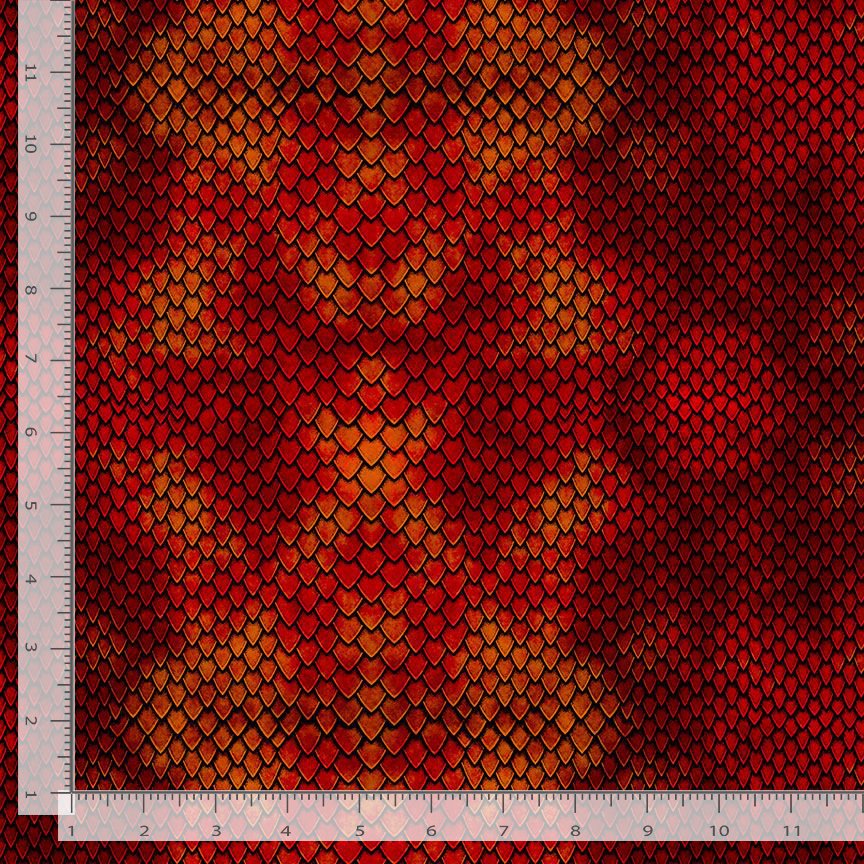 Dragon Fire - Dragon Scale, Orange - TEXTURE-CD2443