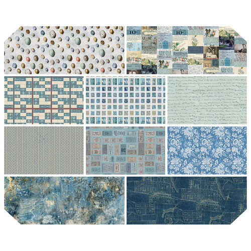 Tim Holtz - Eclectic Elements Palette - 1/2 yard bundle