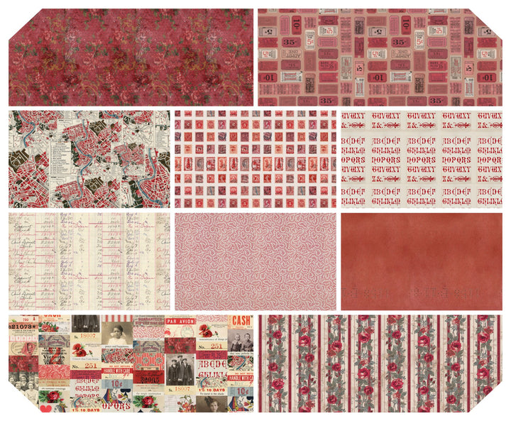 Tim Holtz - Eclectic Elements Palette - 1/2 yard bundle