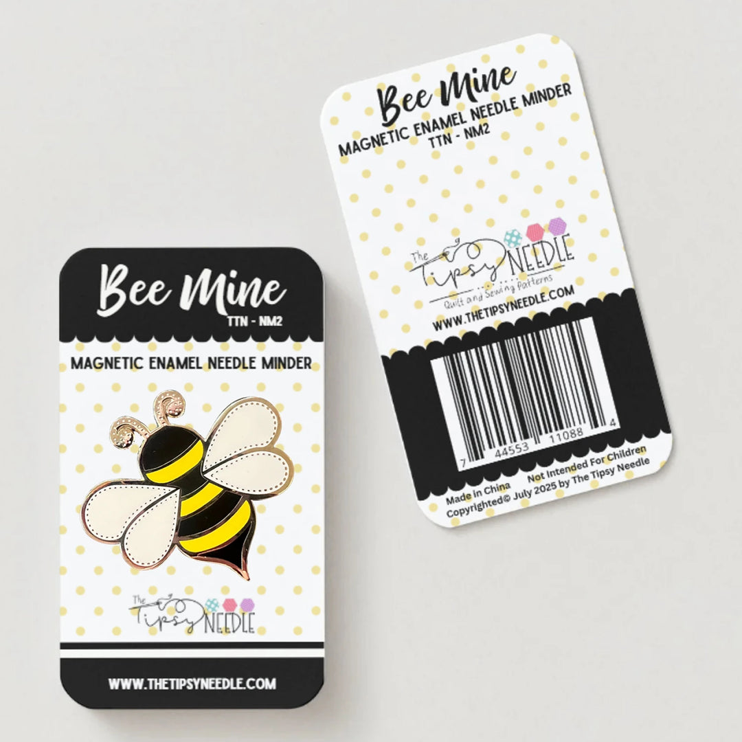 Bee Mine Enamel Needle Minder