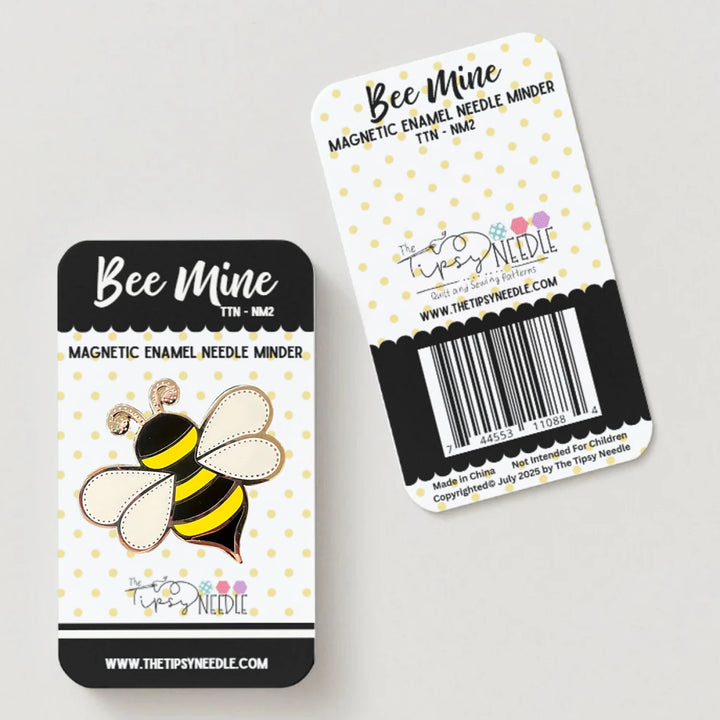 Bee Mine Enamel Needle Minder